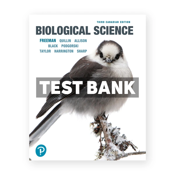 Biological Science (Canadian) 3rd edition Freeman Test Bank