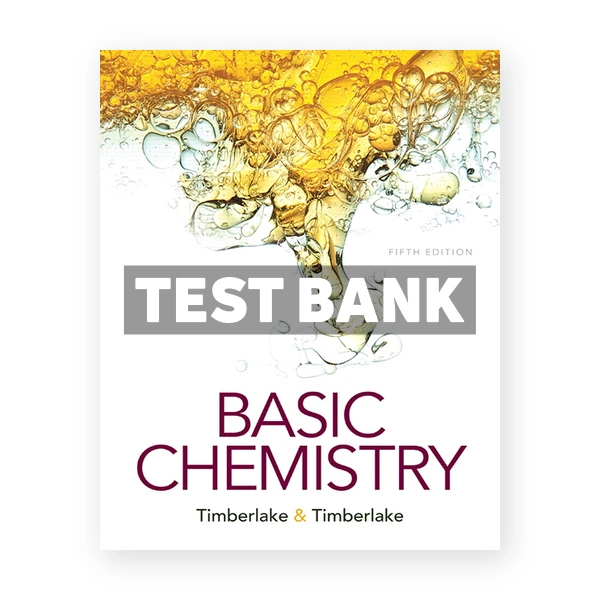 Basic Chemistry 5th edition Timberlake Test Bank