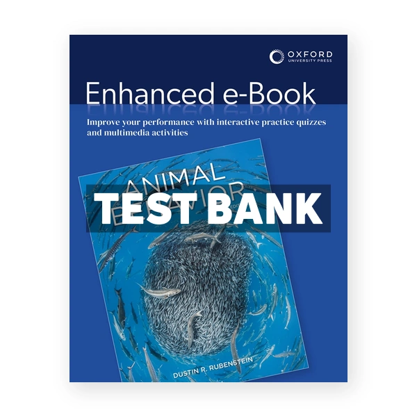 Animal Behavior 12th edition Rubenstein Test Bank