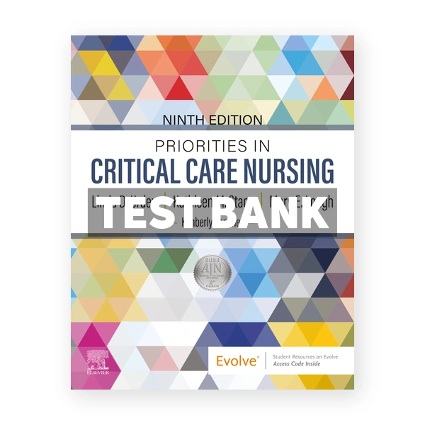 Priorities in Critical Care Nursing 9th edition Urden Test Bank