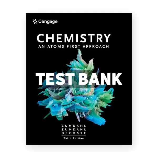 Chemistry An Atoms First Approach 3rd edition Zumdahl Test Bank