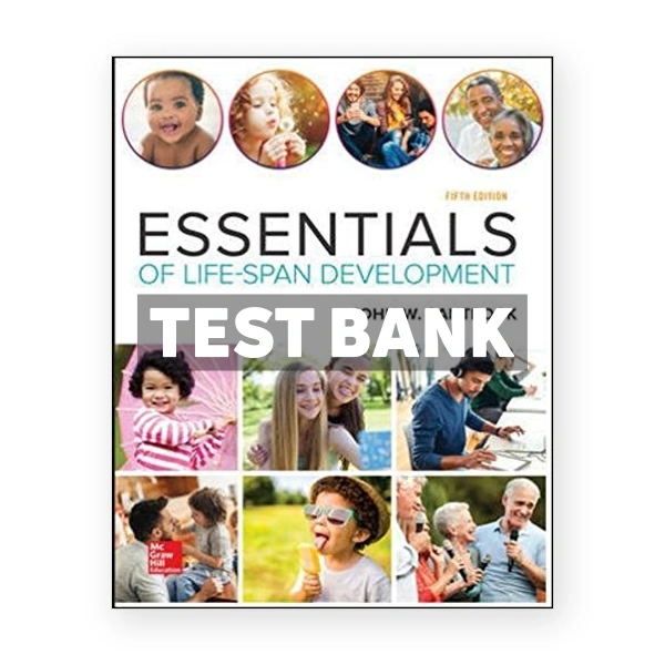 Essentials of Life Span Development 5th edition Santrock Test Bank