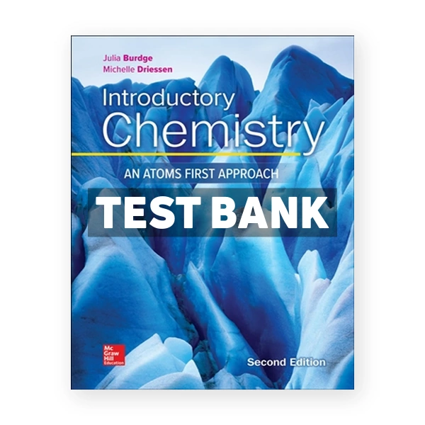 Introductory Chemistry - An Atoms First Approach 2nd edition Burdge Test Bank