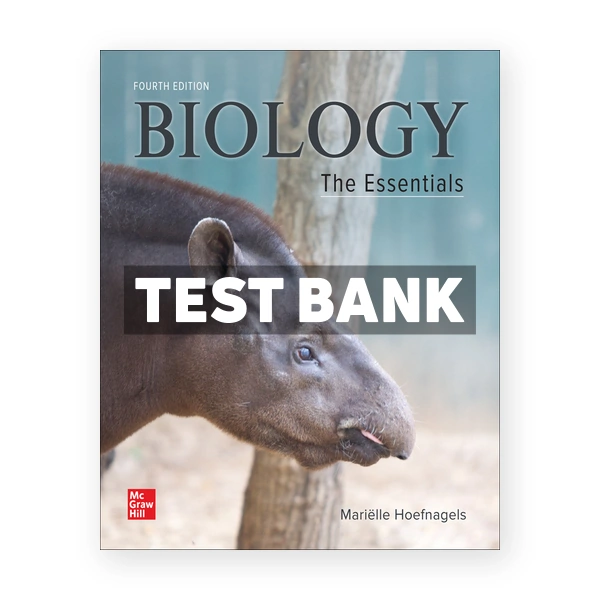 Biology The Essentials 4th edition Hoefnagels Test Bank