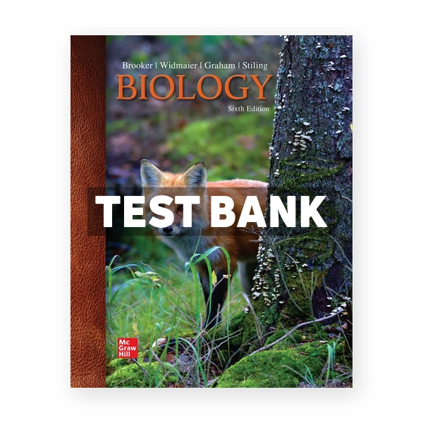 Biology 6th edition Brooker Test Bank