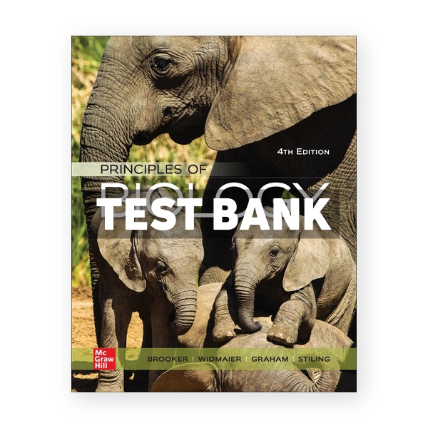 Principles of Biology 4th edition Brooker Test Bank