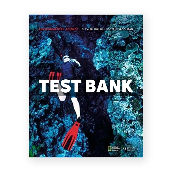 Environmental Science 15th edition Miller Test Bank