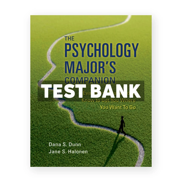 Psychology Majors Companion 1st edition Dunn Test Bank
