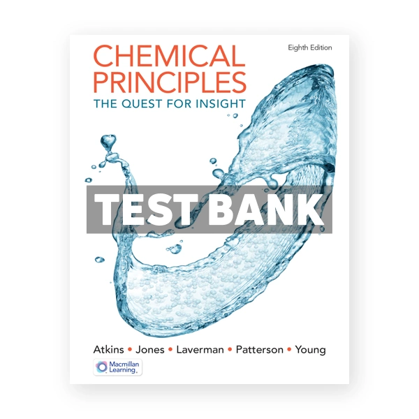 Chemical Principles 8th edition Atkins Test Bank