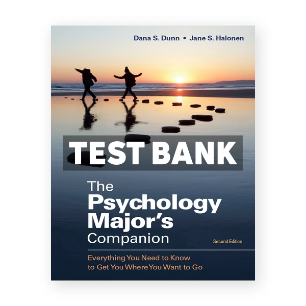 Psychology Major's Companion Everything You Need to Know to Get You Where You Want to Go 1st edition Dunn Test Bank
