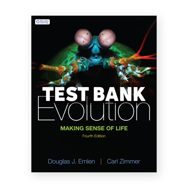 Evolution 4th edition Emlen Test Bank