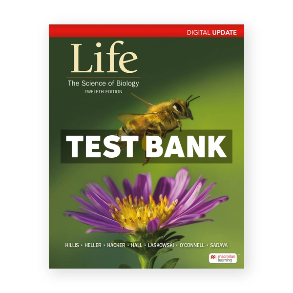 Life Digital Update 12th edition Hillis Test Bank