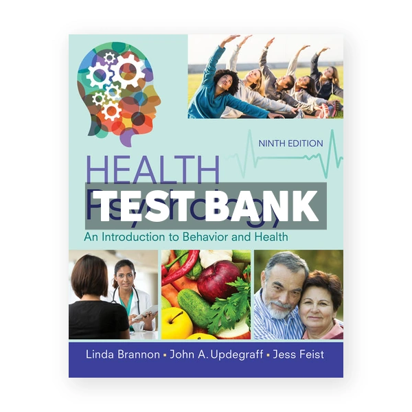 Health Psychology 9th edition Brannon Test Bank