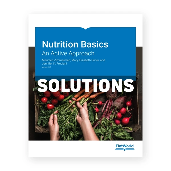 Nutrition Basics v3 1st edition Zimmerman Solutions Manual